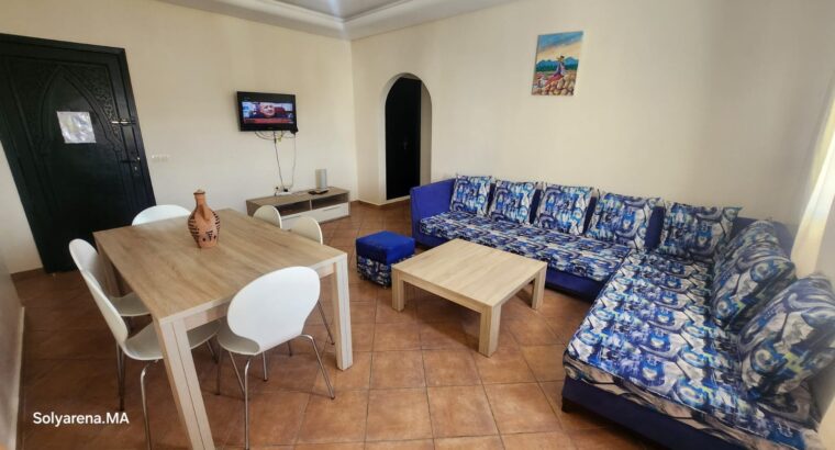 Appartement bien équipé à louer par jour