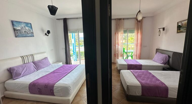 Appartement bien équipé à louer par jour