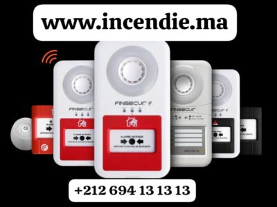 Rabat centrale détection incendie adressable Maroc