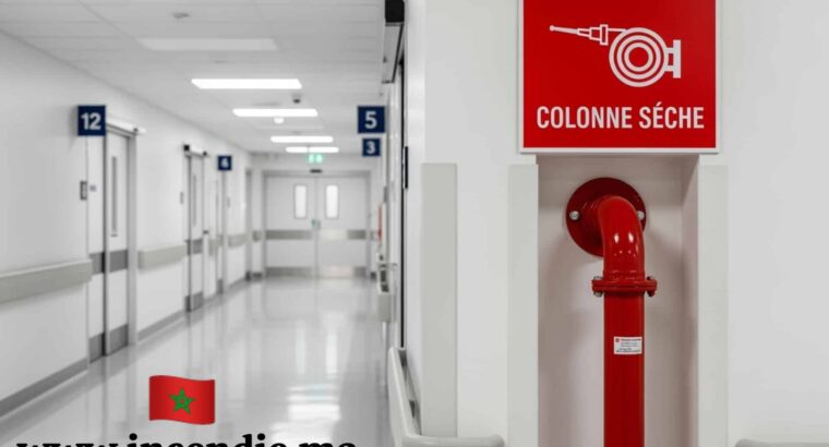 Rabat moyen de secours – colonne sèche