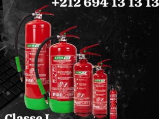 Rabat extincteur classe L batteries Lithium Maroc