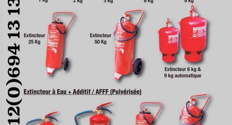 Rabat extincteurs D classe D feux de métaux