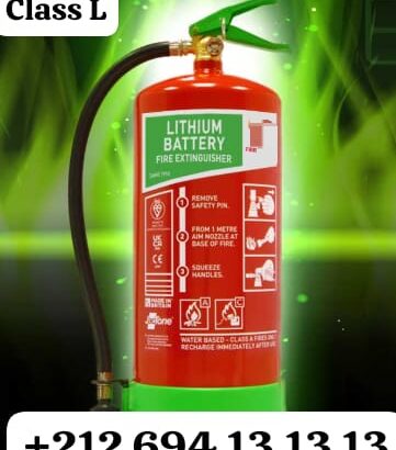 Casablanca extincteur classe L batteries lithium