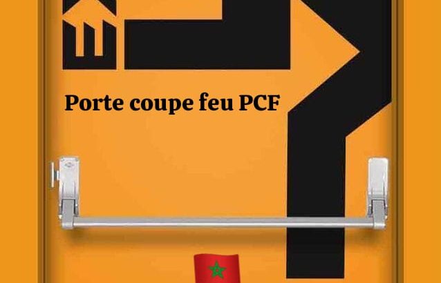 PCF Rabat porte coupe feu certifié Maroc