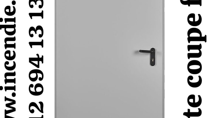 Rabat porte coupe feu en bois